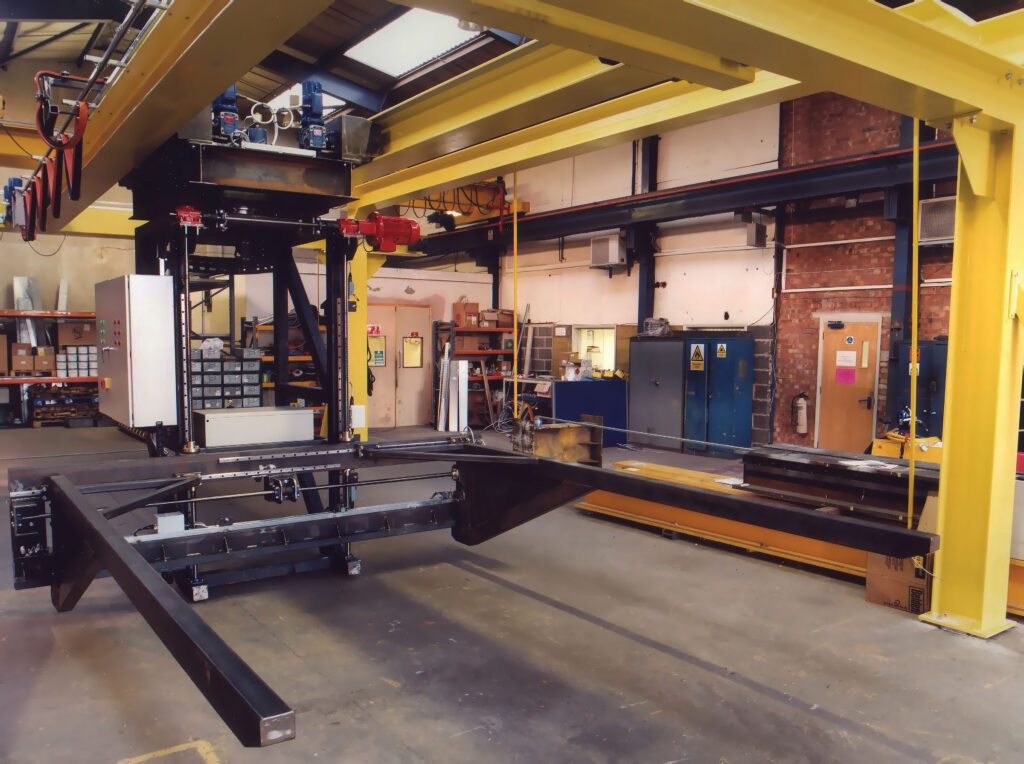 Inverted Fork lift Handling Crane for BAE Eurofighter Programme